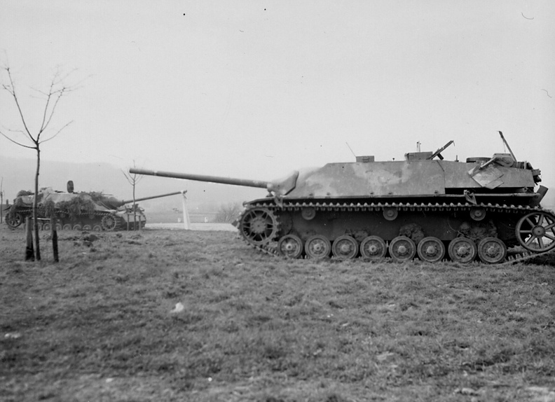 Abandoned German tanks Oberpleis Germany 3-25-45.jpg