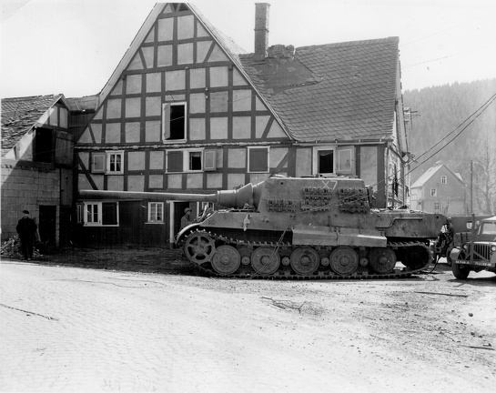 Captured Jagdt Tiger Netphen Germany April 45