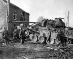 Knocked out Mark 6 and 4 tanks Belgium 1944