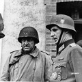 Maj Gen Eddy with German Officer France