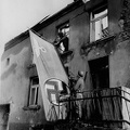 Nazi flag removal Saarlautern Germany