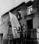 Nazi flag removal Saarlautern Germany