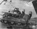 Tanks come ashore France June 44