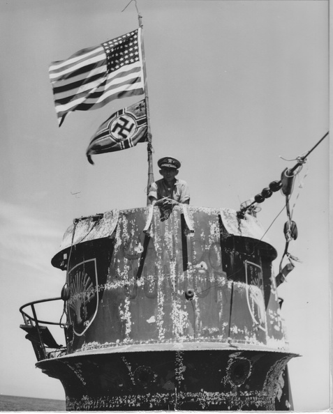 U-505 #8 Captain Galley on conning tower.jpg