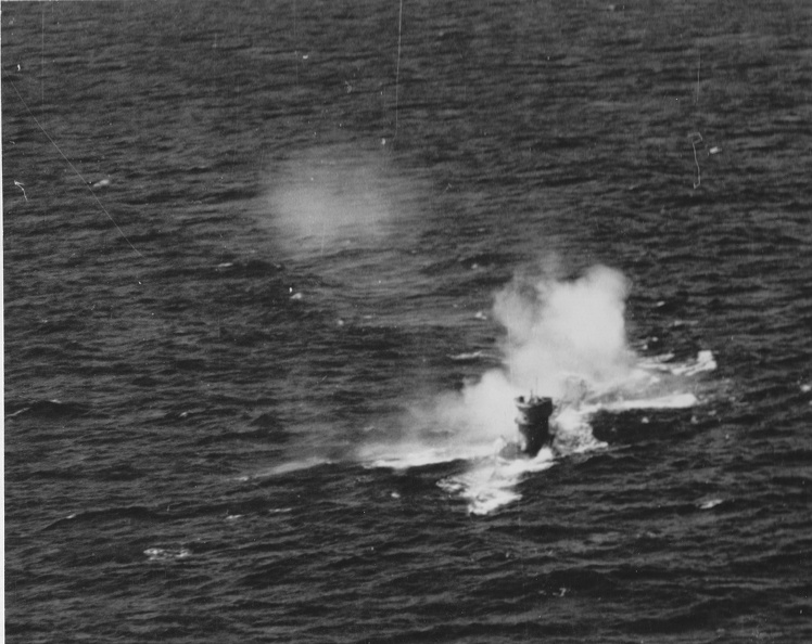 U-Boat damaged by plane from USS Core.jpg