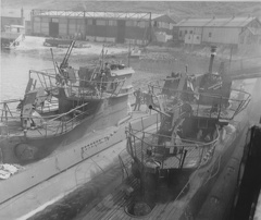 U-Boats in harbor Weymouth Mass. #2