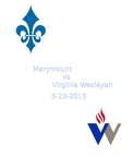 Marymount vs Virginia Wesleyan 3-23-2015